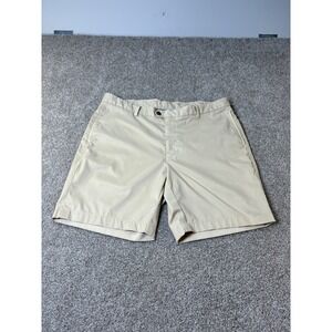 Turtleson Mens Golf Khaki Performance‎ Flat Front Size 38/8" Lightweight